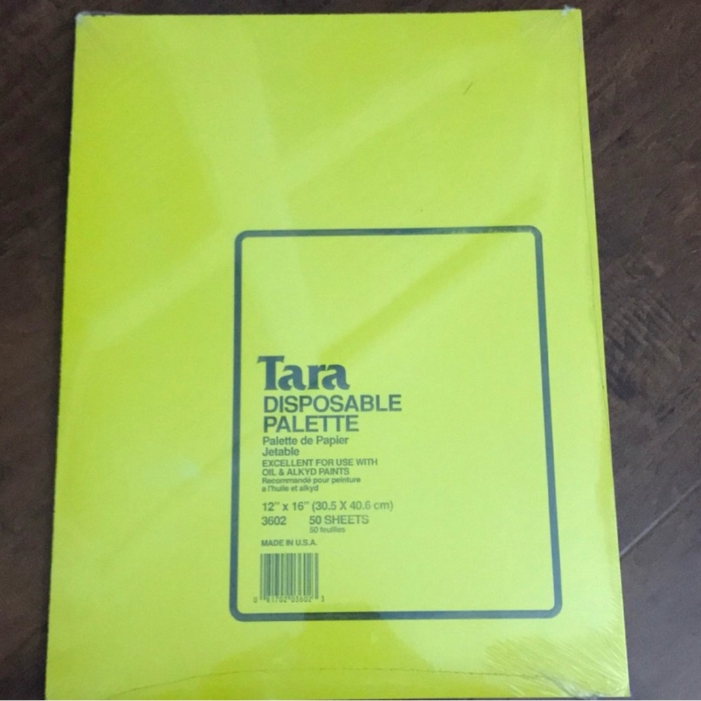 Tara disposable paper palette, 50 sheets